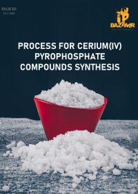 Process for Cerum(IV) Pyrophosphate Comounds Synthesis