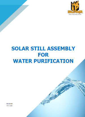 Solar Still Assembly for water purification